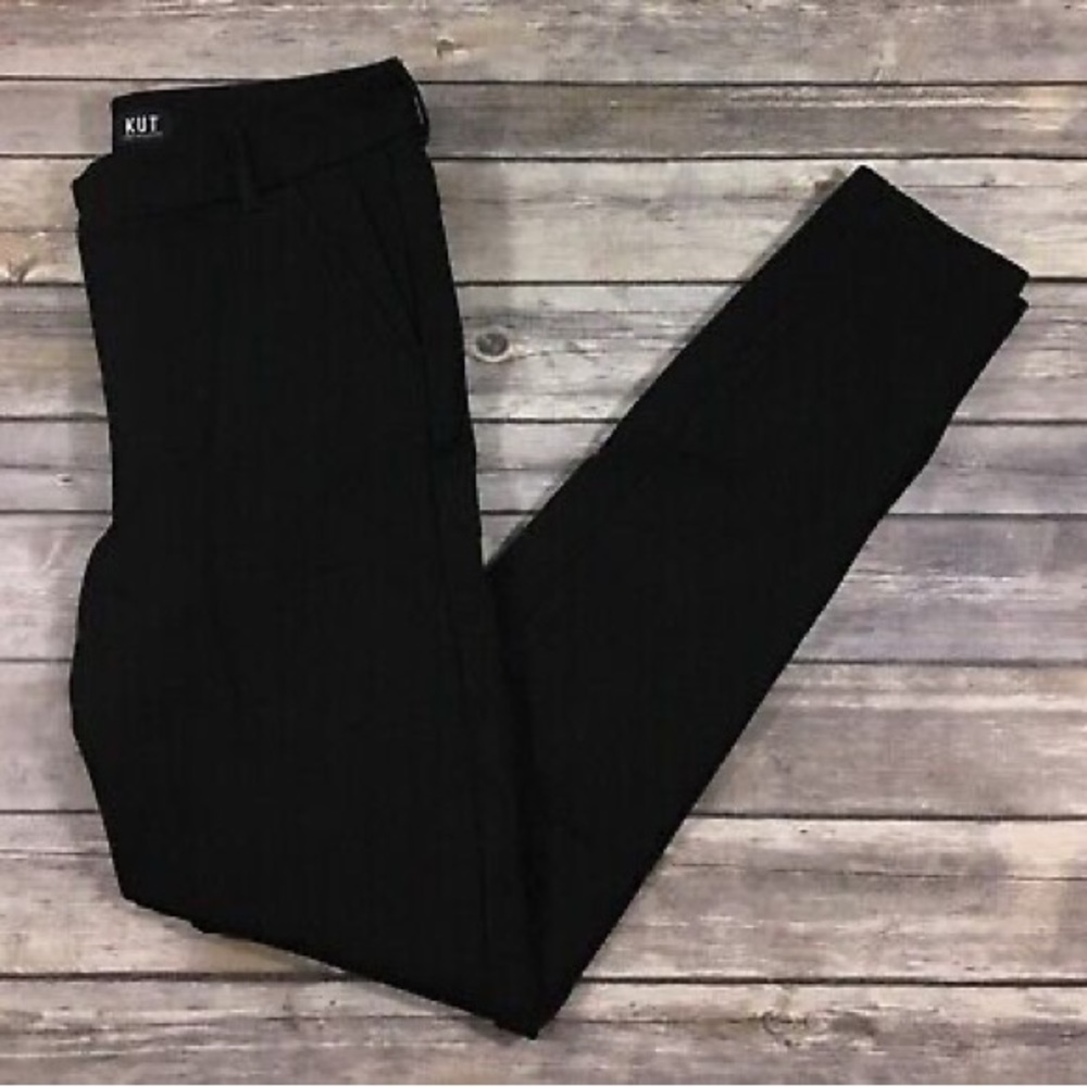 Kut From The Kloth Black Ankle Skinny Size 10
